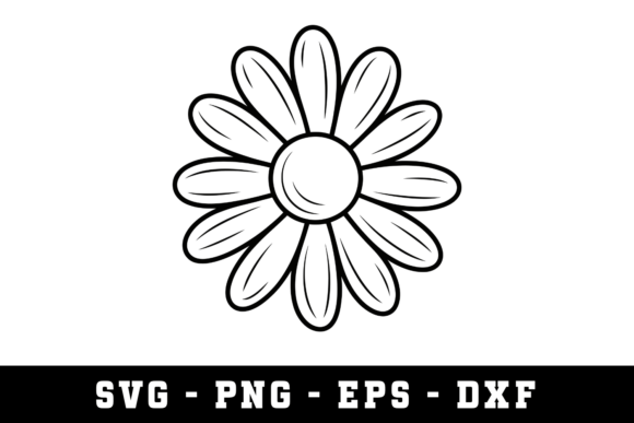 Flower Face Svg Graphics for Crafts