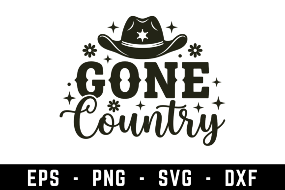 Gone Country Svg Graphics for Crafts