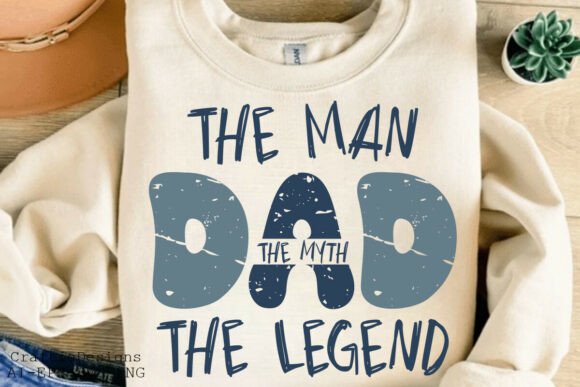 Hero SVG for Dad the Man the Myth the Legend