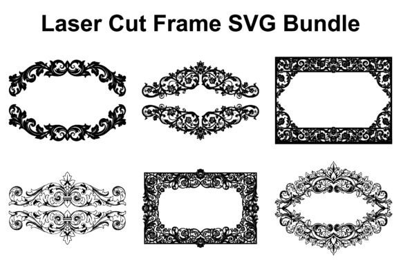 Laser Cut Frame SVG Bundle
