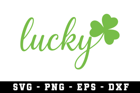 Lucky Shamrock Svg Graphics for Crafts