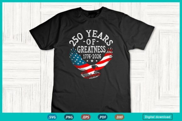 Proud American Eagle Graphics for T-Shirt Designs