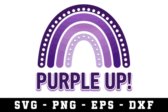 Purple Up Svg Graphics for Crafts