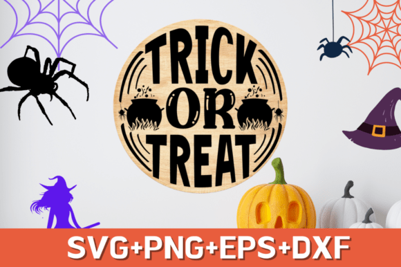 Trick or Treat SVG Graphics for Halloween Crafts