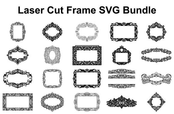 Vintage Frame SVG for Graphics and Crafts